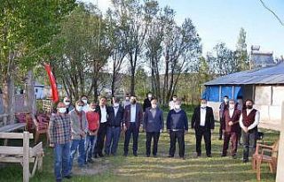 Kaymakam Çelik’ten şehit ailelerine ziyaret