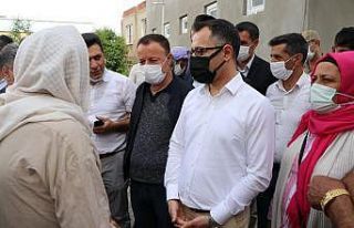 Kaymakam Koç, kırsal mahallelerde incelemelerde...
