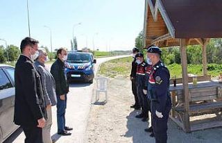 Kaymakam Salih Sak denetimlere katıldı