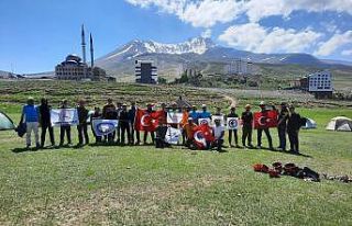 Kayseri’de Yaz Dağcılık Eğitim Kursu sona erdi