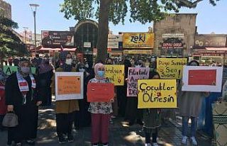 Kayserili annelerden Filistin’e destek