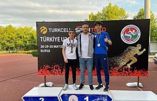 Kayserili atletler Bursa’dan 5 madalya ile döndü