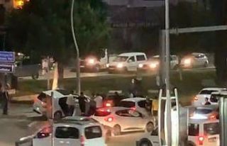 Kaza sonrası çıkan kavgada tampon parçası ile...