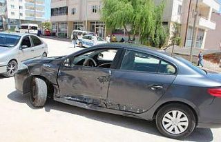 Kazada şans eseri yaralanan olmadı