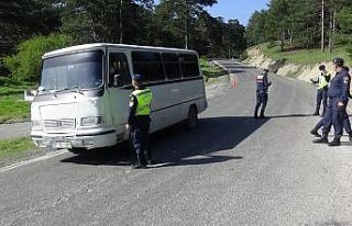 Kazdağları’na denetim noktası kuruldu