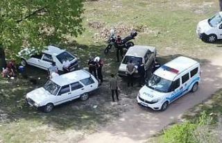 Kırklareli’de kapanmayı delip piknik yapanlar...