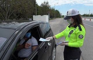 Kırklareli’nde Trafik Haftasında sürücülere...