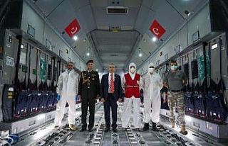 Kızılay’ın gönderdiği tıbbi malzemeler Hindistan...