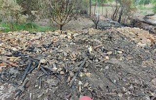 Kızılcahamam’da iki katlı ahşap evde yangın...