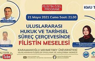 KMÜ’de Filistin özel yayını yapılacak