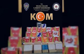 Kocaeli’de 390 bin adet makaron ele geçirildi