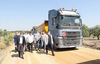 Komisyon üyeleri asfalt çalışmaları hakkında...