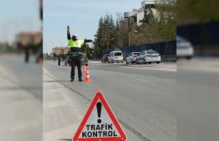 Konya’da bin 847 sürücüye ceza