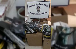 Konya’da kaçak tütün operasyonu