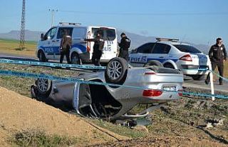 Konya’da otomobil şarampole takla attı: 1 ölü