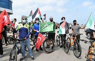 Kudüs için pedalladılar