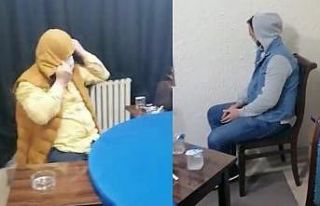 Kumar operasyonunda polisi gören camdan atladı
