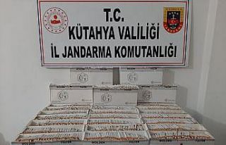 Kütahya’da 30 bin adet bandrolsüz makaron ele...