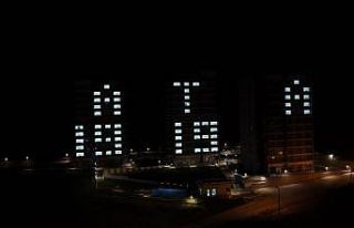 KYK yurdunda “ATA” ve “1919” yazılı görsel...