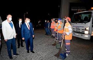 Malatya Büyükşehir ekipleri 7/24 görev başında