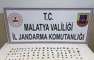 Malatya’da gümüş sikke ele geçirildi
