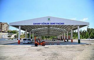 Mamak Şahap Gürler Pazaryeri açılış için gün...