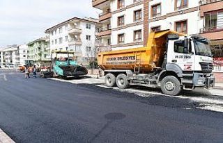 Mamak’ta asfalt çalışmaları devam ediyor