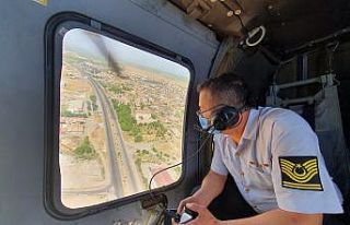 Manisa’da helikopterli denetimde 33 araç sürücüsüne...