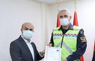 Mardin’de başarılı trafik görevlileri ödüllendirildi
