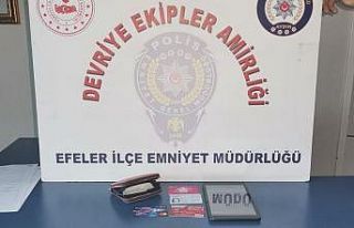 Market çalışanının dikkati sayesinde yakalandı