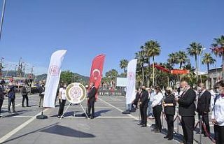 Marmaris‘te 19 Mayıs törenle kutlandı