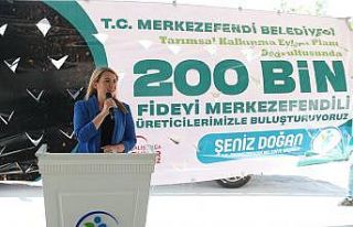 Merkezefendi Belediyesinden üreticiye 200 bin fide...