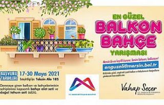 Mersin’de en güzel bahçe ve balkon yarışması