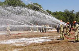Mersin´de yangın savaşçıları sezona hazır