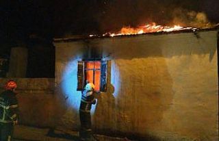 Milas’ta ev yangını: 1 yaralı