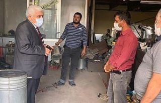 Milletvekili Dülger esnaflar ile bir araya geldi