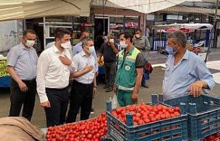 Milletvekili Toprak, esnaf buluştu