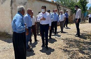 Milletvekili Tutdere, köy köy geziyor