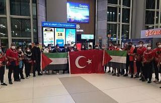 Milli atıcılardan Filistin’e destek