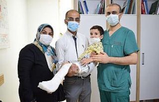 Minik Mikail’in yüzünü ANKA güldürdü