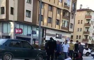 Motosiklete çarpıp olay yerinden kaçtı
