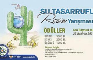 Muğla Büyükşehirden su tasarrufu resim yarışması
