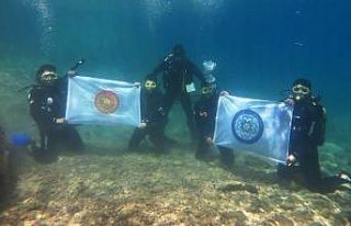 Muğlalı itfaiyeciler su altında da arama-kurtarma...