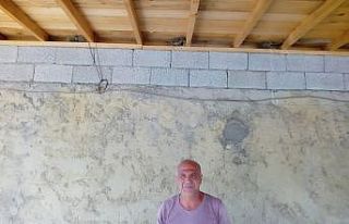 Mühendis gibi yuva yapan kuşlar evin çatısını...