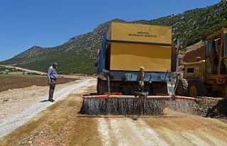 Naldöken yolu bakıma alındı