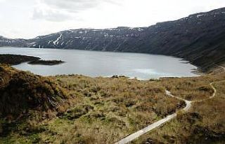 Nemrut Krater Gölü kısıtlamada sakinliğe büründü