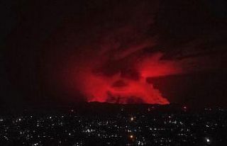 Nyiragongo Yanardağı’nın bulunduğu bölgede...