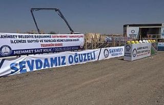 Oğuzeli semt pazarının temeli törenle atıldı