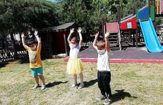 Okul dışarıda gününde eğlendiler