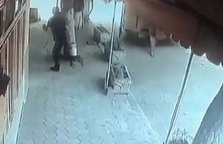 Ölümden kıl payı kurtuldu, o anlar kameraya yansıdı